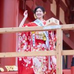 #振袖gram×ベストオブミス、浅草で節分豆まきに参加！