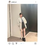 NMB48・上西怜、低身長コーデ披露！スケスケ「シースルー靴下」で美脚スラリ