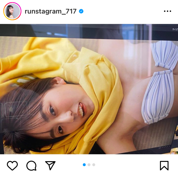 豊田ルナ、ボディラインが美しいグラビアオフショットにファンうっとり