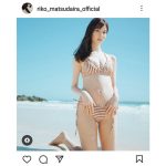 元櫻坂46・松平璃子、透明感溢れる美肌水着ショットを披露