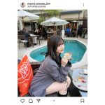 声優・山田麻莉奈、カフェでまったり。キュートな横顔に「二次元美少女」「絵になる」とファン歓喜！