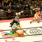 【写真特集】SKE48・青木詩織、華麗すぎる側転からのカウント披露！「気持ちよくレフェリーができました」