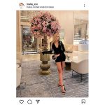 モデル・MALIA.、超ミニドレスで美脚を大胆アピール！ドバイでの姿を披露