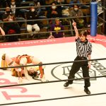 【写真特集】SKE48・青木詩織、華麗すぎる側転からのカウント披露！「気持ちよくレフェリーができました」