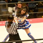 【写真特集】SKE48・青木詩織、華麗すぎる側転からのカウント披露！「気持ちよくレフェリーができました」