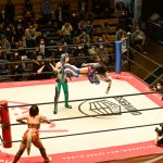 【写真特集】SKE48・青木詩織、華麗すぎる側転からのカウント披露！「気持ちよくレフェリーができました」