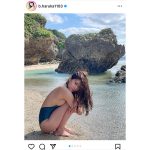 元Jams Collection・坂東遥、横乳あらわで魅せるオトナの色気に「感動した」の声も