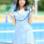 【写真特集】花音ここがナース服で登場！透明感バツグンの美脚にうっとり＜近代麻雀水着祭2023＞