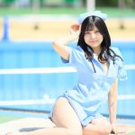 【写真特集】花音ここがナース服で登場！透明感バツグンの美脚にうっとり＜近代麻雀水着祭2023＞