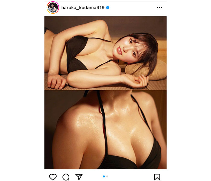 元HKT48・兒玉遥、汗が滴るセクシーバストに「目が離せません」！