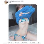 けんけん、まんまるの下乳ラインが魅惑的な『脱ぎ脱ぎ』ショット公開