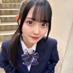 高嶺のなでしこ・松本ももな、上目遣いで見つめる制服ポートレートが可愛すぎる！