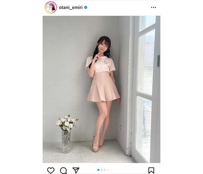 イコラブ・大谷映美里、ミニスカでのぞかす美脚にファン歓喜「可愛いにもほどがある〜」