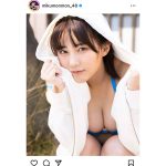 HKT48・田中美久、美谷間ちらつかすあざかわパーカー女子に！！