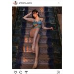 篠見星奈、超ミニワンピースからスラリ美脚披露！