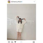 ももクロ・玉井詩織、美脚見せの部屋着ショットに「天使ですか！？？」「かわいすぎ！！！」の声ぞくぞく