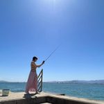 HKT48・田中美久、大漁間違いなしの『釣り師』ショットに反響ぞくぞく！既にみくりん水槽の中です！」