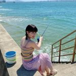 HKT48・田中美久、大漁間違いなしの『釣り師』ショットに反響ぞくぞく！既にみくりん水槽の中です！」