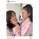 NMB48・上西怜、吉田朱里に甘える『くっつき虫』ショットが可愛すぎると話題