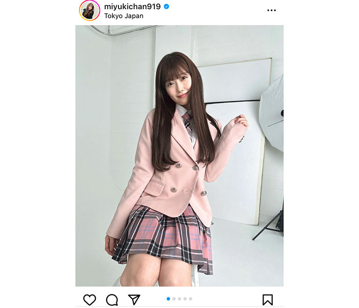 渡辺美優紀、NMB48時代が蘇る制服ポートレートにファン歓喜