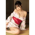 弓川いち華、脱ぎかけ浴衣から美バストあらわに！DVD『ミスFLASH2023』リリース