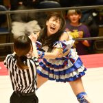 【写真特集】SKE48・青木詩織、華麗すぎる側転からのカウント披露！「気持ちよくレフェリーができました」