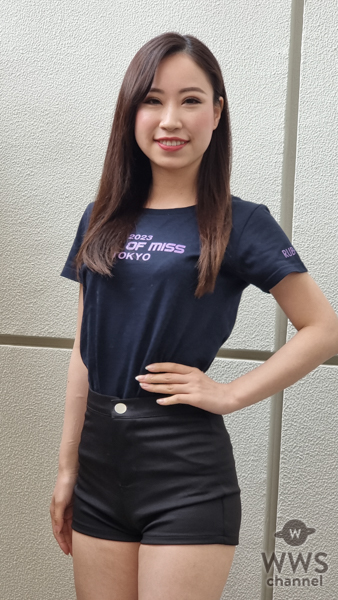 【写真特集】ネットカフェ店員・湯浅星花さん、ショートパンツ衣装で元アイドルの経験生かして意気込み語る！＜ベストオブミス東京2023大会＞