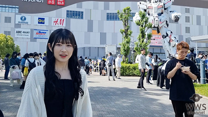 【動画】一宮彩夏(ジャムズ)がお台場で牛丼インフルエンサーを発見！？