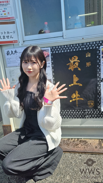 【動画】一宮彩夏(ジャムズ)が肉フェス2023で人生初の食レポ？！最上牛ステーキや飲めるハンバーグを完食！