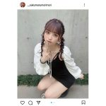 MyDearDarlin’・咲真ゆか、「かわいい？？」肌見せミニワンピで真っ白な太ももチラリ