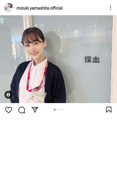 乃木坂46・山下美月、ピンクのナース服で「エロ美月」炸裂