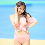 【写真特集】ほしのまりあ、マシュマロ美ボディ全開のガーリー水着で釘付け＜近代麻雀水着祭2023＞