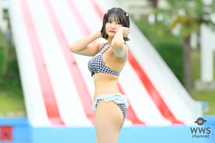 【写真特集】まゆたゆま（#PEXACOA）、美尻セクシーな振り向きとキュートなルックスで釘付け！＜近代麻雀水着祭2023＞