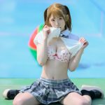 【写真特集】桃乃ひめか（metarium）、制服コスでイチゴ柄パンツをチラリ！＜近代麻雀水着祭2023＞