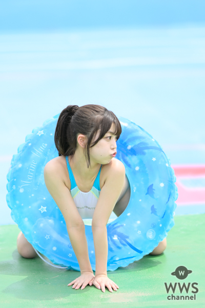 【写真特集】もも（バーレスク東京）、パステル競泳水着で魅せるメリハリ美ボディ！＜近代麻雀水着祭2023＞