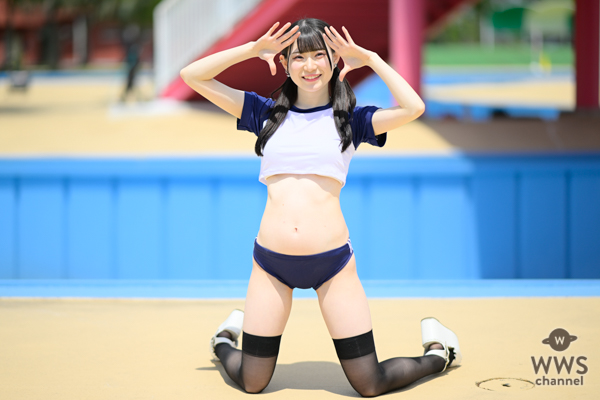 【写真特集】柊木まいな（花いろは）、ヘルシー＆セクシーなブルマ風コスで登場！＜近代麻雀水着祭2023＞