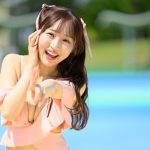 【写真特集】ほしのまりあ、マシュマロ美ボディ全開のガーリー水着で釘付け＜近代麻雀水着祭2023＞