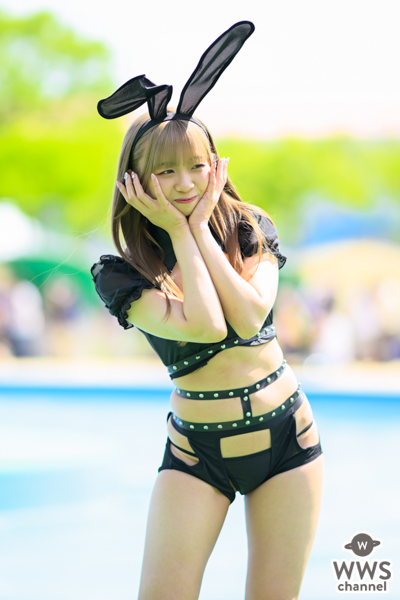 【写真特集】一宮のりか（Asterisk*zero）、セクシーバニーに扮して美脚見せつけ！＜近代麻雀水着祭2023＞