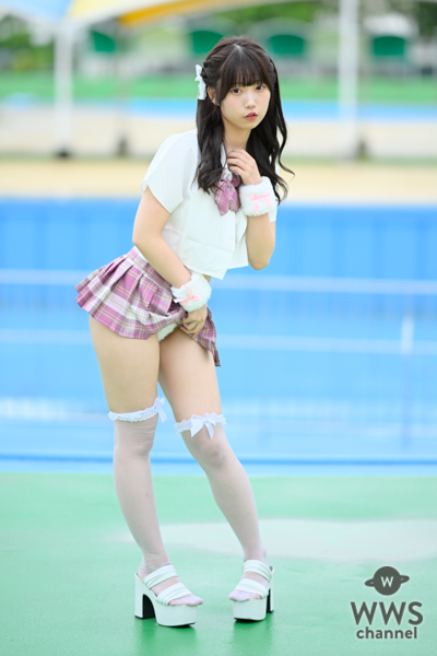 【写真特集】小水りあん（ふぇありーアクセ）、制服コスで刺激強めなパンチラ見せつけ！＜近代麻雀水着祭2023＞