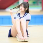 【写真特集】ハーフ美少女・田島怜華（dela model）、セーラーコスで魅せる抜群スタイル＆透明美ボディ！＜近代麻雀水着祭2023＞