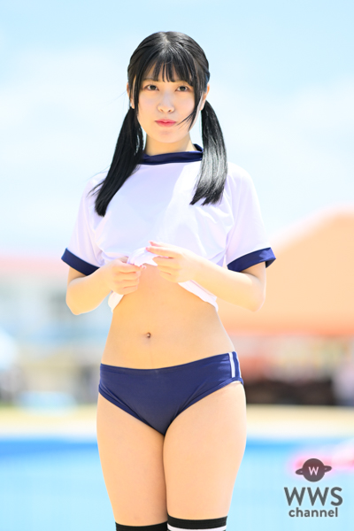 【写真特集】渚野なお、ブルマコスでヘルシーくびれを見せつけ！＜近代麻雀水着祭2023＞