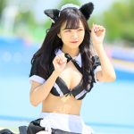 【写真特集】東雲しおり（ワンダーウィード 天）、キュートな猫耳とセクシーな美脚のギャップで魅せるメイド水着コス！＜近代麻雀水着祭2023＞