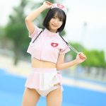 【写真特集】琴吹ゆず（RiNCENT.）、黒髪ショートが映えるナースコスで視線釘付け！＜近代麻雀水着祭2023＞