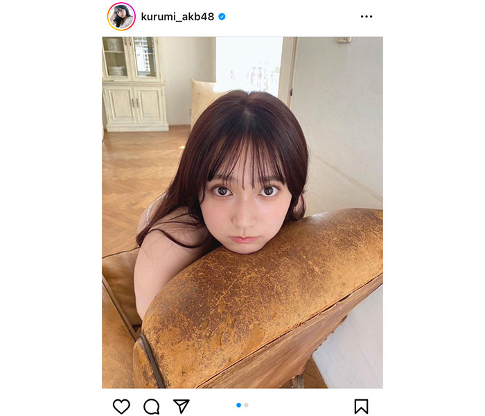 AKB48・鈴木くるみ、じっーと見つめる上目遣いがあざとすぎる！