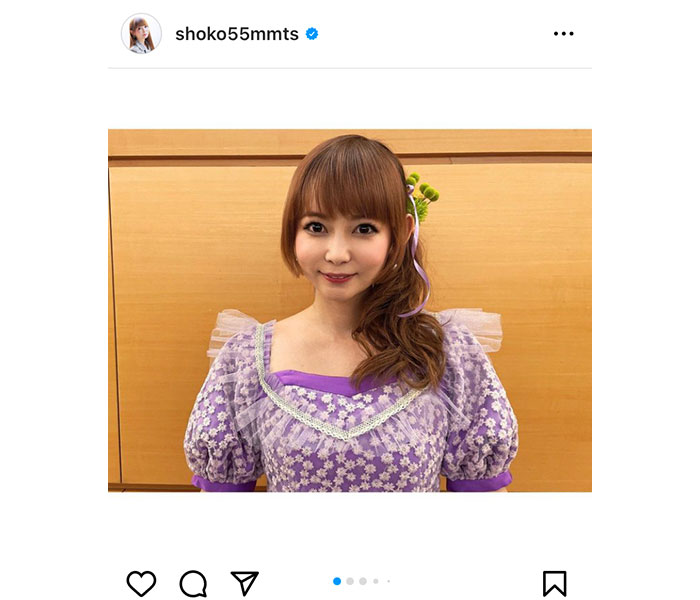 中川翔子、まさにプリンセスなドレスコーデにファンうっとり