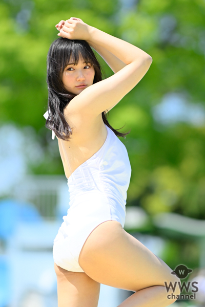 【写真特集】そよん、透明肌に惚れる水着姿で魅せる美プロポーション＜近代麻雀水着祭2023＞