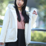 【写真特集】福岡女子高生・手島愛花さん、可愛すぎるミニスカコーデで関西コレクション出演前に語る！