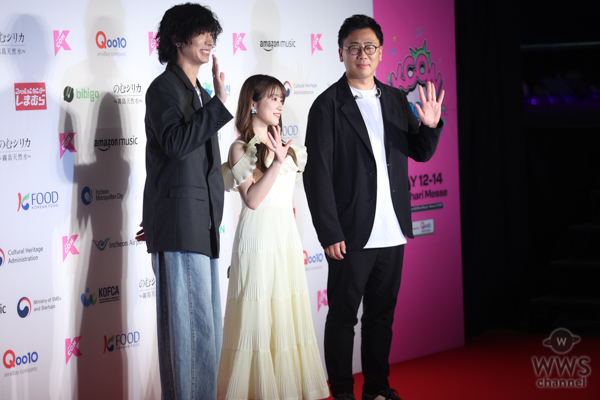 【動画】元HKT48・矢吹奈子、白のロングドレスでレッドカーペットに登場！＜KCON JAPAN 2023＞