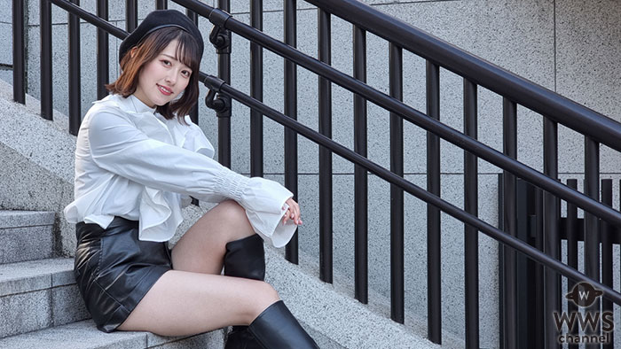 【動画】保科凜(Jams Collection)が大阪でクールな美脚ファッションで登場！