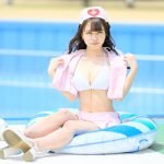 【写真特集】藤江瑠美（アイコノクラズム）、セクシーなナースコスで見せるヘルシー美ボディ＜近代麻雀水着祭2023＞